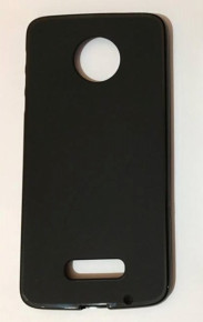 Силиконов гръб ТПУ мат за Lenovo Moto Z / Motorola Moto Z черен